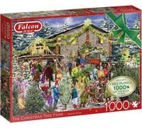 Christmas Jigsaw Falcon Christmas Tree Farm, Christmas Jigsaws, 2 x 1000