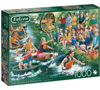 Falcon Deluxe The Coracle Regatta Jigsaw Puzzle (1000 Pieces)