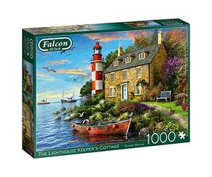 Jumbo, Falcon de luxe - The Lighthouse Keeper's Cottage, Jigsaw Puzzles for Adults, 1,000 piece