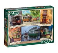 Jumbo, Falcon de luxe - Vintage Trams, Jigsaw Puzzles for Adults, 1000 piece
