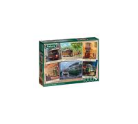 Jumbo, Falcon de luxe - Vintage Trams, Jigsaw Puzzles for Adults, 1000 piece