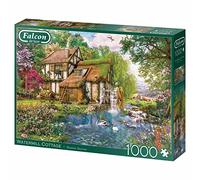 Jumbo, Falcon De Luxe, Watermill Cottage, Jigsaw Puzzles for Adults, 1000 piece, Multicoloured, 68x49cm (11373)