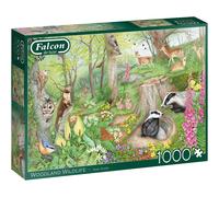 Jumbo Falcon Deluxe 1000 Piece Jigsaw - Woodland Wildlife