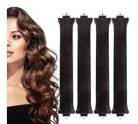 Jumbo Flexi Rods, Heatless Curlers, 4-Pack - Blowout Rods for Long & Medium Hair Length