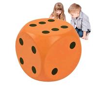 Jumbo Foam Dice, 15cm Giant Cube, Soft Foam Dice Educational Toy, Classroom Game Prop, Lightweight Activity Game Pu Sieve Decorations, Fun Teaching Aid Set, for School, Teaching Activities