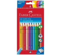 Jumbo Grip Crayons 12 Colors Faber Castell Top Quality