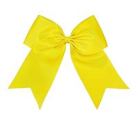 Jumbo Hair Bows 8 Inch Yellow Girls Women Cheerleading Softball Halloween and Festivals