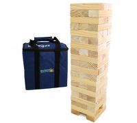 Jumbo Hi-Tower giant wooden tumble tower game in bag 0.6m > 1.5m
