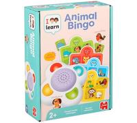 Jumbo I Learn Bingo Animals - Electronic Kids Bingo Game, Interactive Animal Sound Games for Children - 24 Unique Sounds, Tiles, Bingo Cards & Guide - Activity for Toddlers, Girls & Boys Age 2 Years +