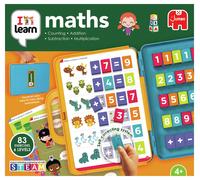 Jumbo I Learn Maths - Fun Educational Toys & Learning Game for Kids, Preschool Learning Resources, Childrens Counting & Times Tables Exercises - Count, Subtract, Add and Multiply - Ages 4 Years Plus