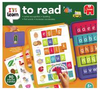 I Learn to Read - Word Learning Games for Kids - Improves Letter and Word Recognition, Spelling and Vocabulary Skills - 90 Exercises, 3 Difficulty Levels and Carry Case - Ages 5 Years Plus - Jumbo