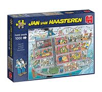 Jumbo, Jan Van Haasteren - Cruise Ship - 1000 Piece, Jigsaw Puzzles for Adults, 1,000 piece