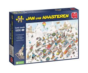 Jumbo Jan Van Haasteren It's All Going Downhill 1000 Piece Jigsaw Puzzle