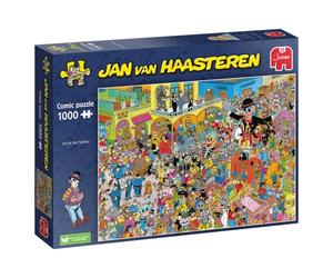 Jumbo Jan Van Haasteren Jigsaw Puzzle For Adults 1000-Piece Puzzle Vibrant Dia de Los Muertos Celebration Family Tradition, Iconic Elements, Premium Quality 68 x 49cm Display