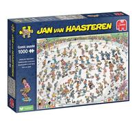 Jan Van Haasteren Riding the Skate Bowl - 1000 Piece Adults Puzzle & Comic Puzzle - Large Jigsaw Puzzle for Adults - 100% Recycled Cardboard 1000Pc Jigsaw, Fun Adult Puzzle - Dimensions 68 x 49cm