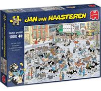 Jumbo, Jan Van Haasteren - The Cattle Market, Jigsaw Puzzles for Adults, 1000-P