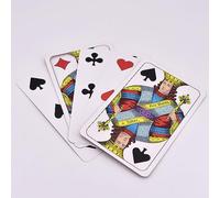 Jumbo King's Problem Magic Tricks King Vanish and Appear Again Card Tranformation Magic Close Up Illusion Gimmick Comedy Props