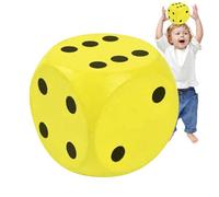 Jumbo Large Classroom Dice 15cm PU Educational Teaching Aid Fun Toy - Relay Race Solitaire Word Guessing Game Night Safe Learning | Kids Children Play Christmas Floor Furniture Scratch Fr