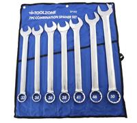 Jumbo Large Metric 3 Way Spanner Wrench Set 33-50mm Plant Farm HGV Garage Tool