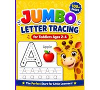 Jumbo Letter Tracing for Toddlers Ages 2-4: ABC Letter Tracing, Numbers 1-20, Lines, Shapes, Activities & Games | Learn to Write for Preschool & Kindergarten