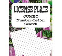 JUMBO License Plate Search Vol. #2: 8.5"X11"-55 Puzzles and over 800 License Plates!