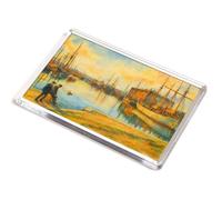 JUMBO MAGNET - Bridgwater. The Docks - Vintage Art Style