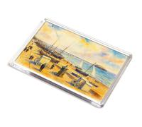 JUMBO MAGNET - Brighton. The Beach & Palace Pier - Vintage Art Style