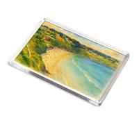 JUMBO MAGNET - Carbis Bay, St Ives (b) - Vintage Art Style