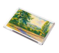 JUMBO MAGNET - Guildford Cathedral from the Hog's Back - Vintage Art Style