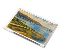 JUMBO MAGNET - Harbour & Marine Walk, Fishguard - Vintage Art Style