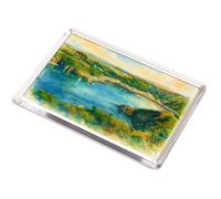 JUMBO MAGNET - Lower Town, Fishguard - Vintage Art Style