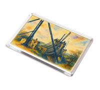 JUMBO MAGNET - Menai Suspension Bridge a - Vintage Art Style