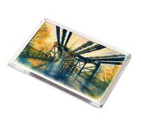 JUMBO MAGNET - Menai Suspension Bridge b - Vintage Art Style