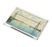 JUMBO MAGNET - Newport Mon. The Transporter Bridge - Vintage Art Style