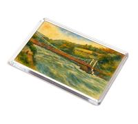 JUMBO MAGNET - The Chain Bridge, Llangollen - Vintage Art Style