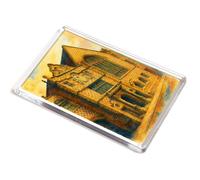 JUMBO MAGNET - The Guildhall, Kings Lynn (a) - Vintage Art Style