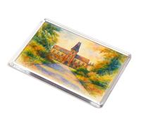 JUMBO MAGNET - The Old College Chapel, Dulwich Village - Vintage Art Style