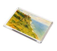 JUMBO MAGNET - The Old Lighthouse, St Margaret's Bay - Vintage Art Style