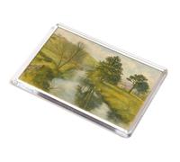 JUMBO MAGNET - The River, Dulverton - Vintage Art Style