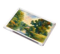 JUMBO MAGNET - The River & Mill House, Burpham - Vintage Art Style