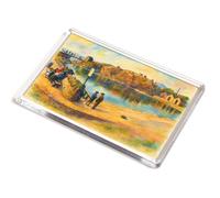JUMBO MAGNET - The Swimming Pond, North Berwick - Vintage Art Style