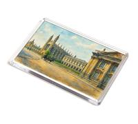 JUMBO MAGNET - Univ. Library & King's College Chapel - Vintage Art Style