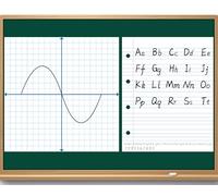 Jumbo Magnetic Notebook Paper Magnetic XY Coordinate Dry Erase Grid Magnetic Handwriting Lined Paper Whiteboard Grid for Classroom Teaching Accessories Learning Tools 26" x 26" and 21.5" x 17"