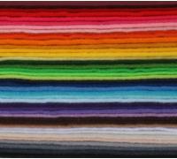 Jumbo Pack of Bombay Collections® Felt - 60 Sheets A4 in 15 Assorted Colours