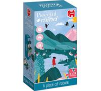 Jumbo Pieceful Mind Puzzles - A Piece of Nature, 7-Day Mindful Adults Jigsaws Set - 6 Daily 54 Piece Jigsaw Puzzles & Secret 7th Puzzle Included - Screen-Free Puzzle Set & Bonus Colouring Activity