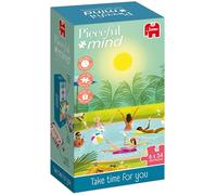Jumbo Pieceful Mind Puzzles - Take Time for You, 7-Day Mindful Adults Jigsaws Set - 6 Daily 54 Piece Jigsaw Puzzles & Secret 7th Puzzle Included - Screen-Free Puzzle Set & Bonus Colouring Activity
