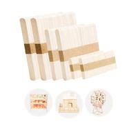 Jumbo Popsicle Sticks for Crafts, Bulk 300 Pcs Wooden Sticks for DIY