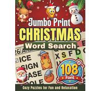 Jumbo Print Christmas Word Search (108 pt Font): Cozy Puzzles for Fun and Relaxation: Brain-Boosting Holiday Games for Seniors, Teens, and Adults with ... Series: Cozy Puzzles for Fun and Relaxation)