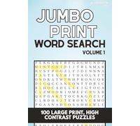 Jumbo Print Word Search Puzzle Book: Easy Jumbo Print Word Search Puzzle Book for Seniors: 20 pt Large Print, High-Contrast Pages, Simple Brain Games ... Themes for Elderly Adults & Low Vision Users
