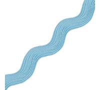 Jumbo RIC Rac 9.5mm Wide Ribbon & Trimming for Sewing - Ribbons, Decorative Trimmings, Craft Ribbons & Trims,Fabric Edging, Christmas, Sewing & DIY Projects by Discount Fabrics LTD (Pale Blue,10m)